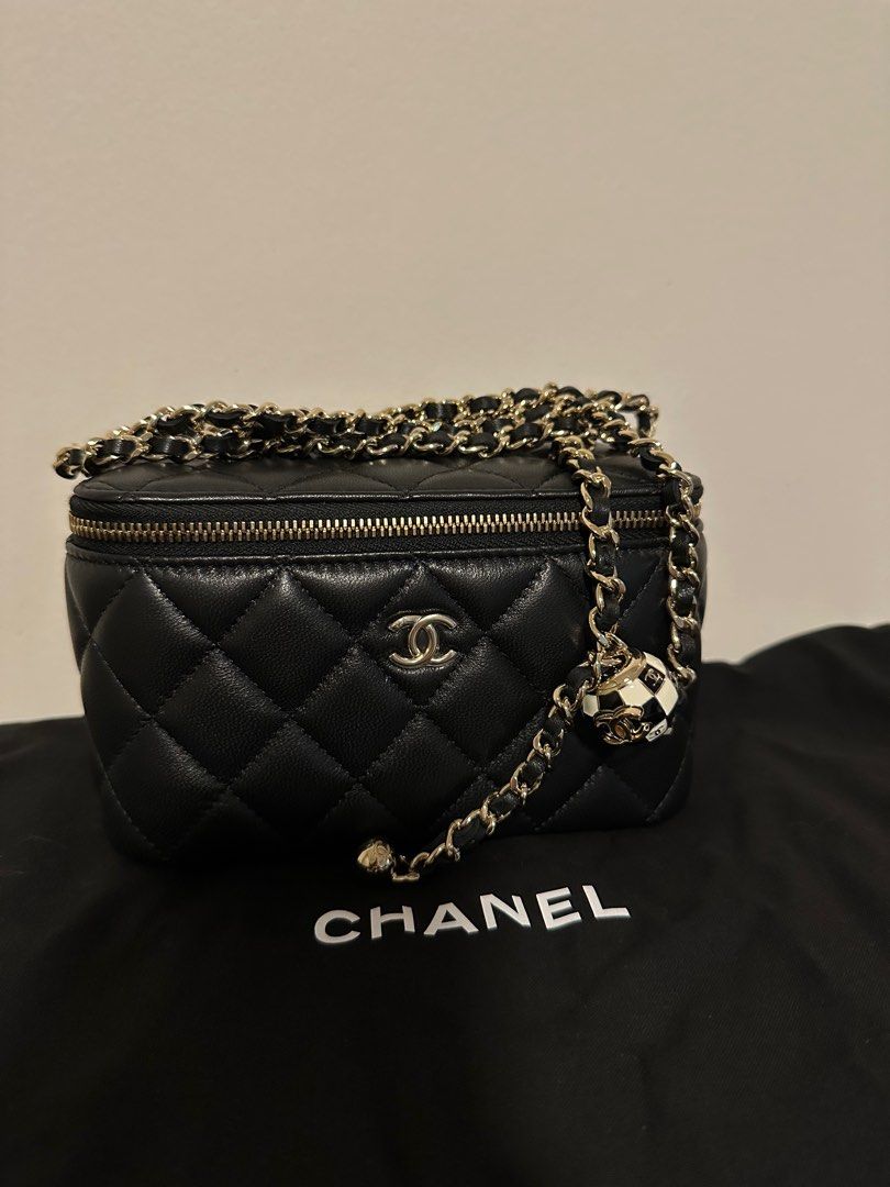Chanel small vanity with classic chain price store
