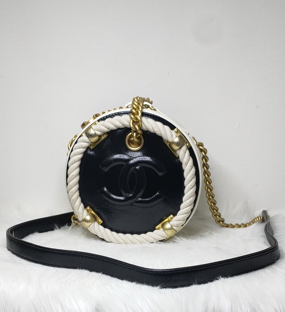 Vintage CHANEL Quilted Satin Mini Pouch Bag Black For Sale at 1stDibs