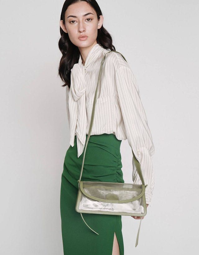 Charles and keith shop mesh shoulder bag