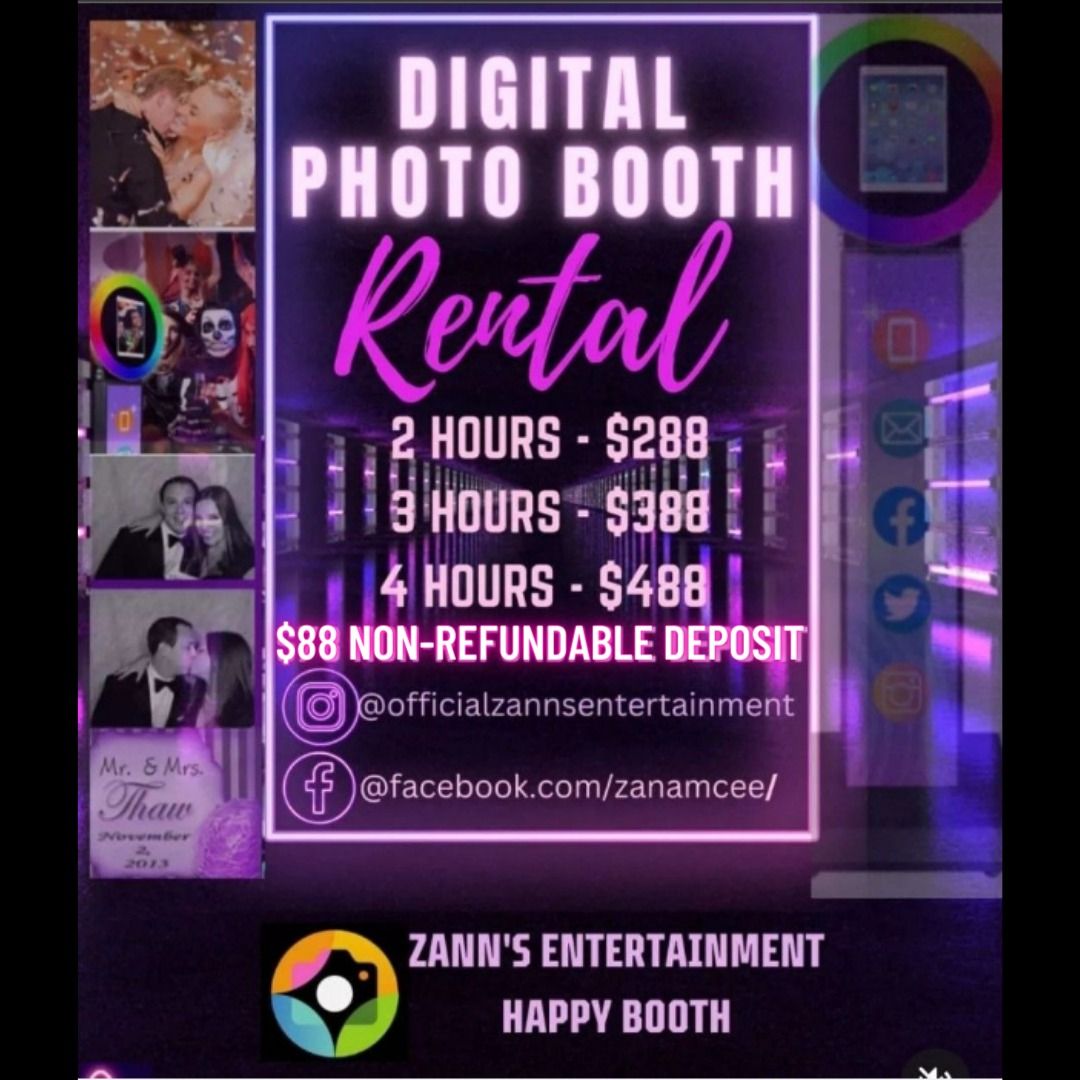 Budget & Professional Photo Booth Rental. Create your Event Moment Now