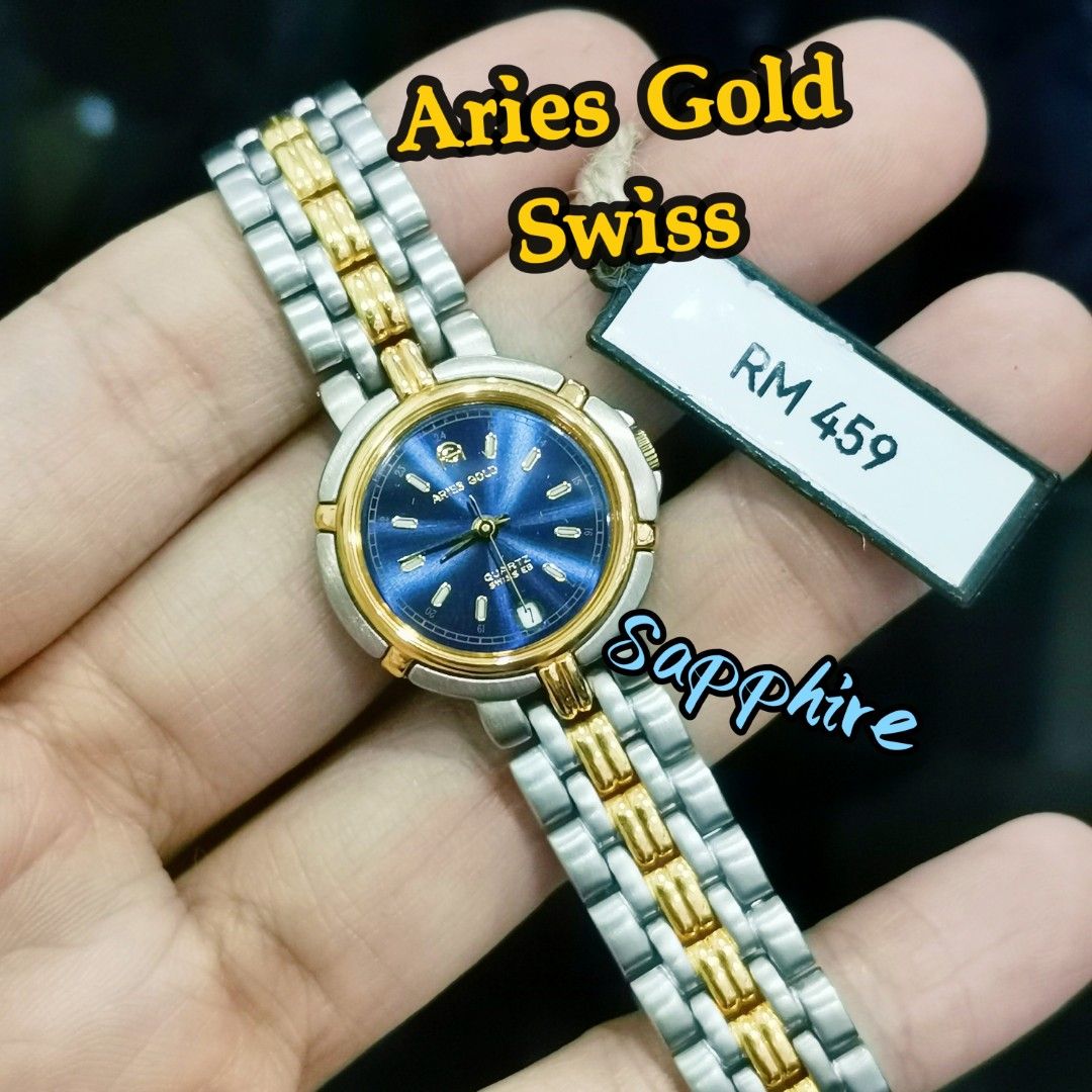 2 years warranty) ARIES GOLD ETERNAL 103 COUPLE WATCHES | Shopee Malaysia