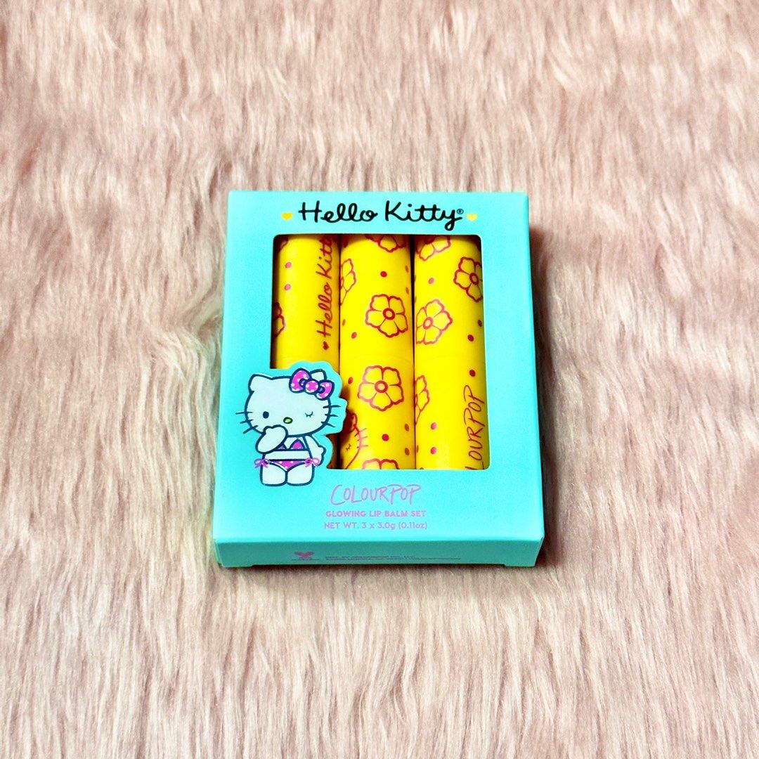 Colourpop x Hello Kitty Lip Balm Kit, Beauty & Personal Care, Face