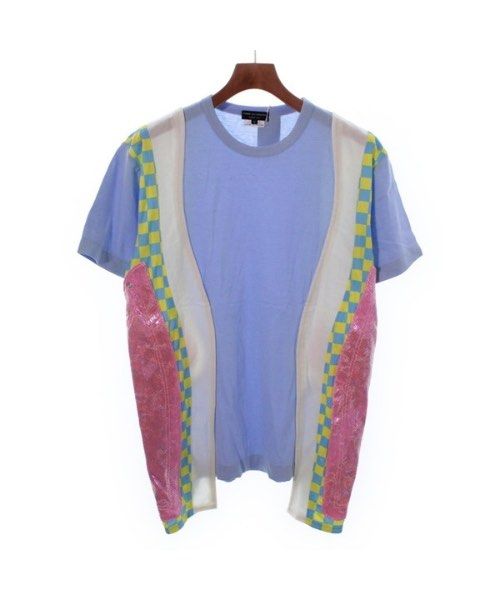 Comme des Garcons Homme Plus T shirt SS18 DISCO Neon Color Patchwork Cut Sewn AD2017
