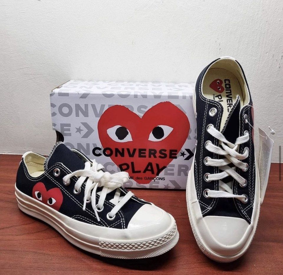 Converse CDG Play Sneakers Men s Fashion Footwear Sneakers on
