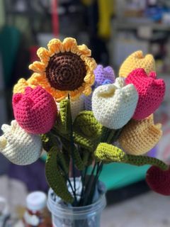 Made to order Crochet flowers
