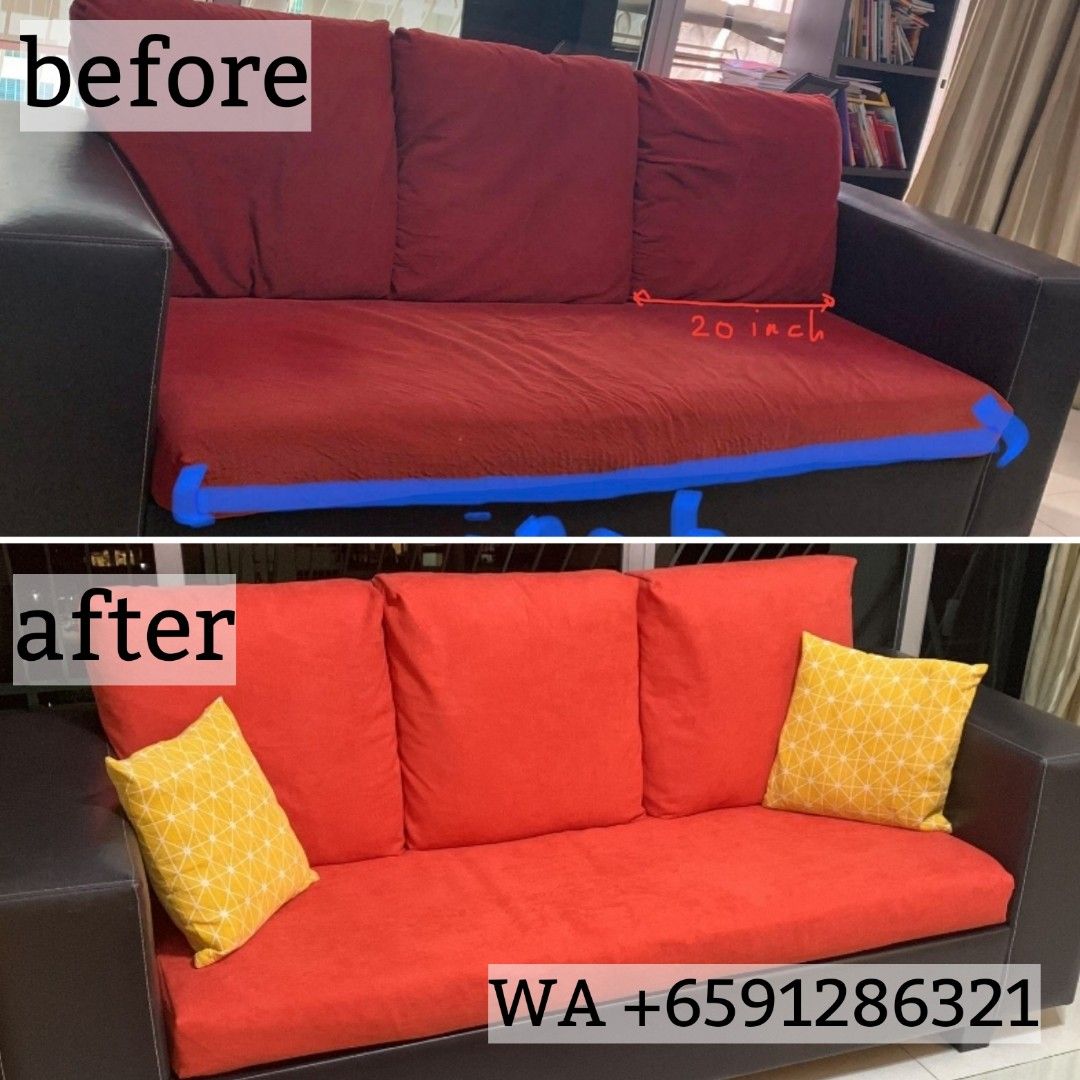 Custom made sofa seat / sofa cover / ikea cover / sofa cushion