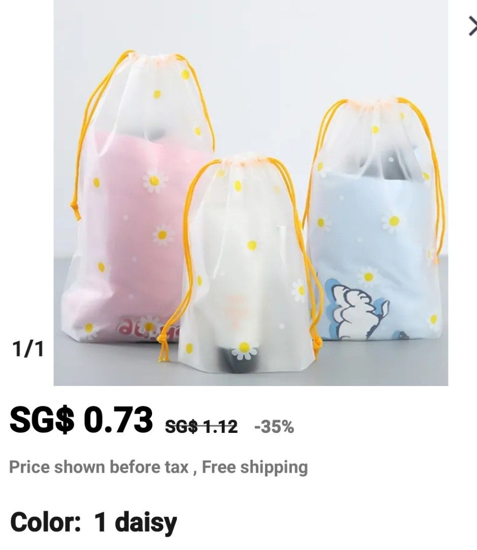 Cute sale transparent bags
