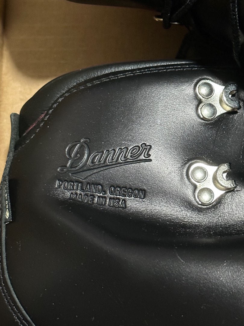 Danner Mountain Pass Black Glace Horween Leather Made in USA