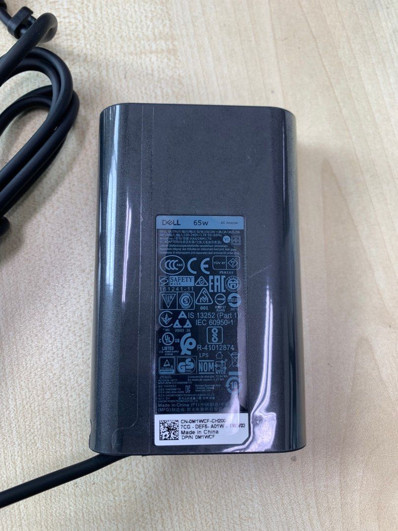 Dell 65w Type c adapter, Computers & Tech, Parts & Accessories, Cables ...