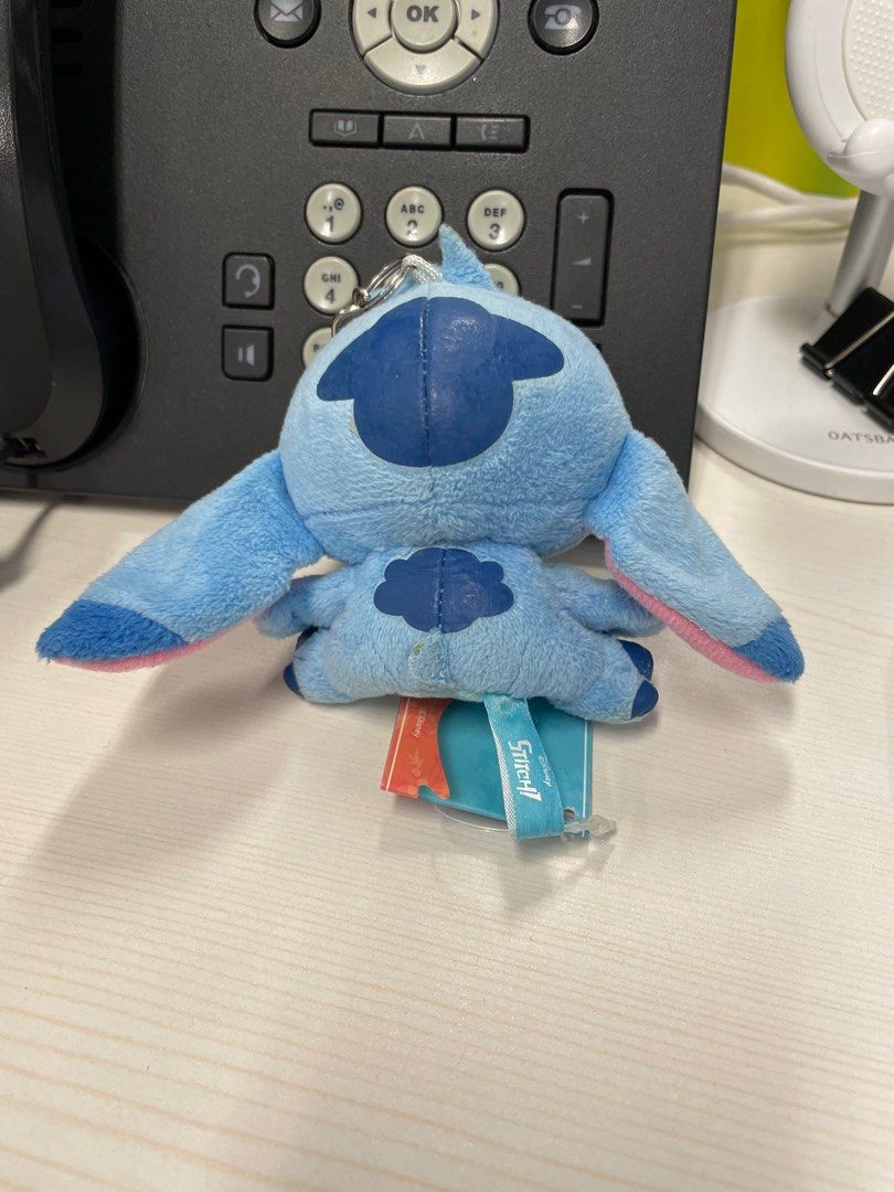 Disney Stitch plush soft toy keychain, Hobbies & Toys, Toys & Games on Carousell