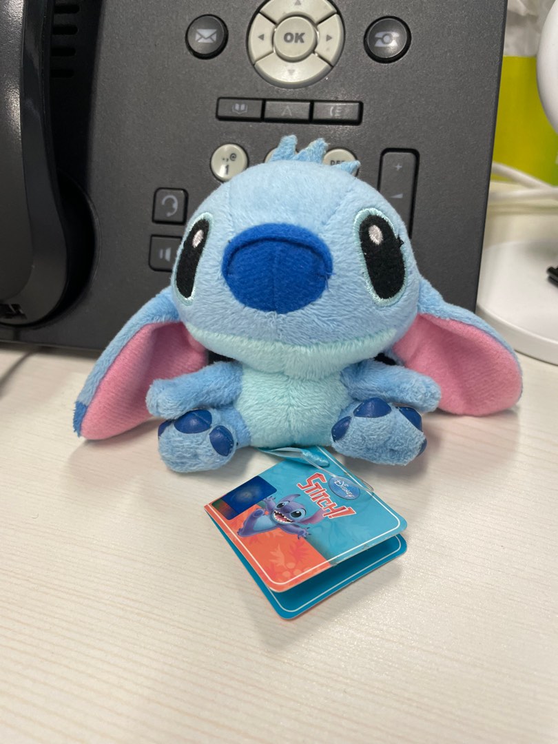 Disney Stitch plush soft toy keychain, Hobbies & Toys, Toys & Games on Carousell