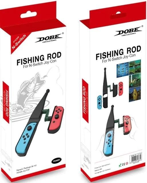 Fishing Rod For Nintendos Switch JoyCon Fishing Game Controller Kit For Bass  Pro Shops And Fishing