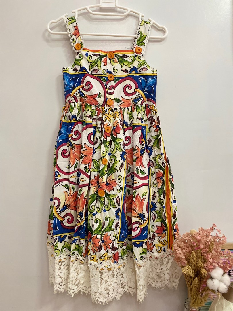Dolce Gabbana inspired dress size 10 Babies Kids Babies