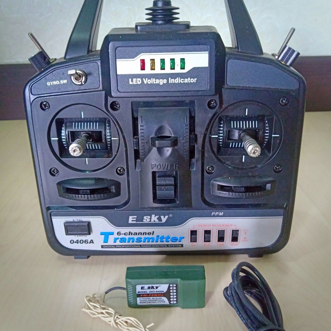 Esky 6ch Remote Control Transmitter Complete With Receiver, Simulator
