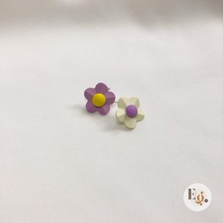 Esther Glitter✨耳針｜立體小花耳環