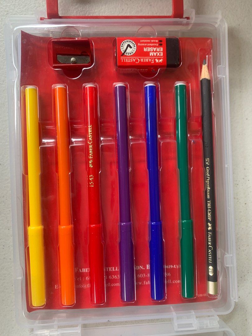 Faber castle coloring set on Carousell