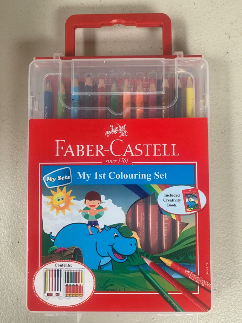 Faber castle coloring set on Carousell