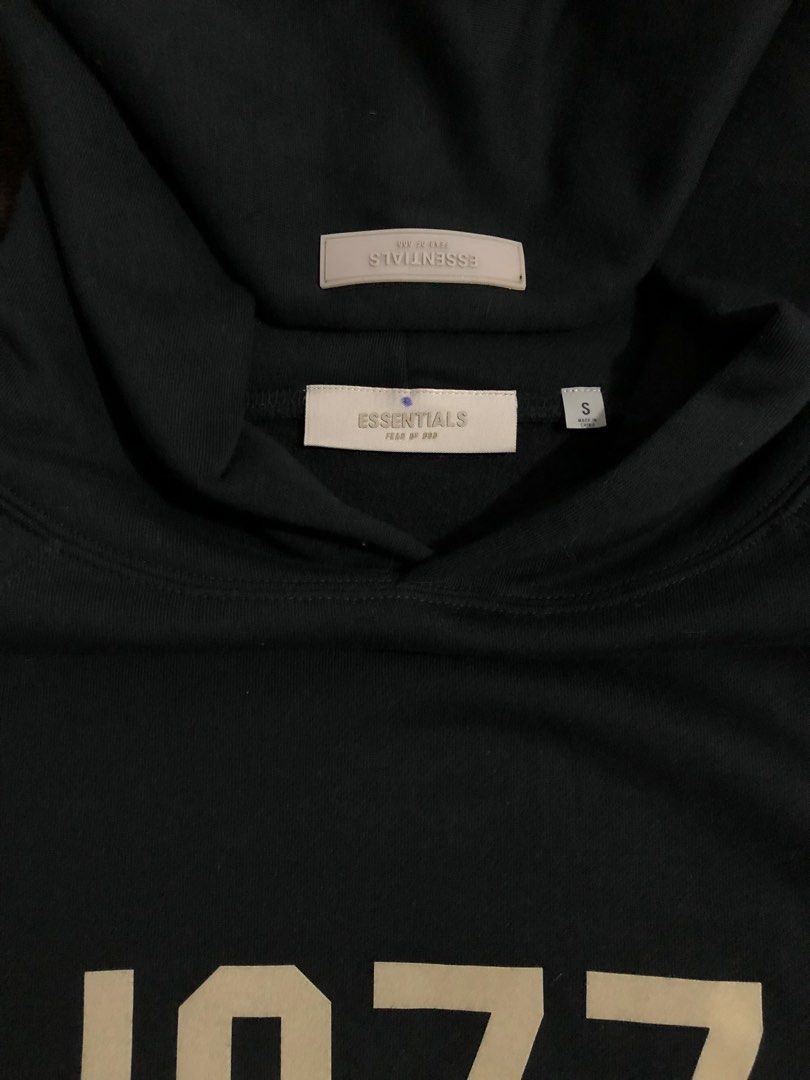 Pantalone Felpa Fear Of God Essentials 1977 - Nero, Taglia Large (L) Autentico - Foto 3