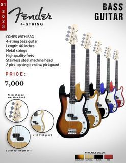 Fender 4 Strings Bass Guitar