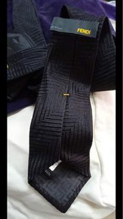 Fendi black necktie