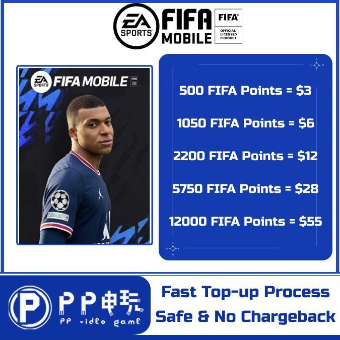 FIFA Mobile Fifa Points Top-up, Video Gaming, Gaming Accessories, In ...