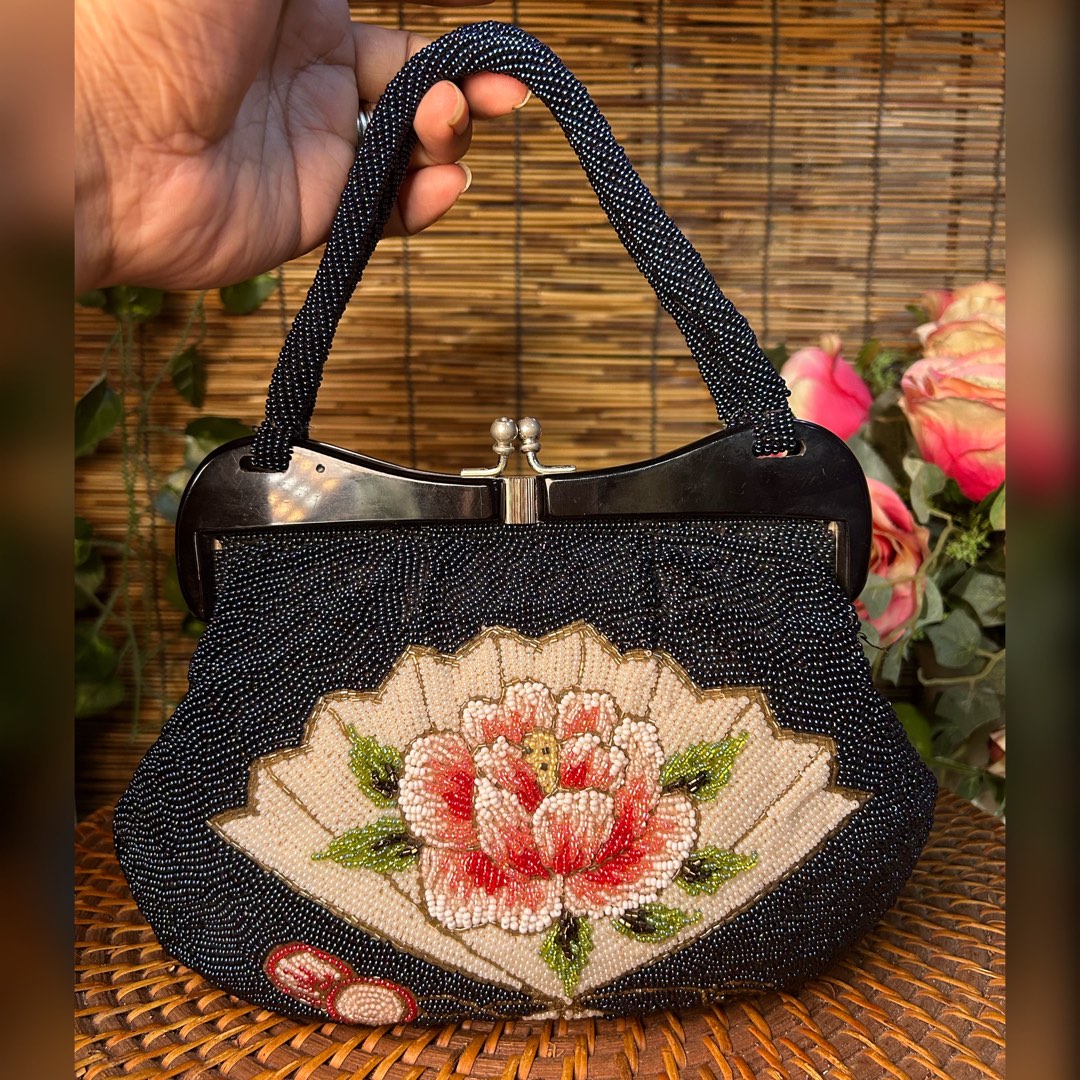 FULL BEADED Japan Vintage bag, Luxury, Bags & Wallets on Carousell