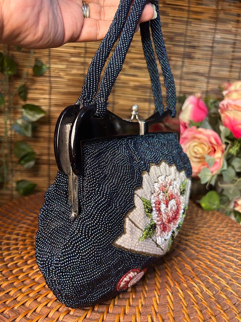 FULL BEADED Japan Vintage bag, Luxury, Bags & Wallets on Carousell
