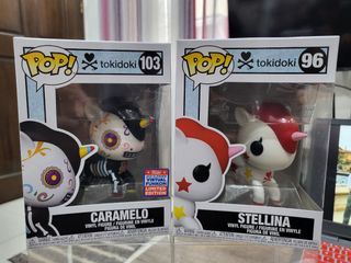 Funko Pop! Tokidoki Funkon SCE 2021 Caramelo and Stellina [sold as a pair]