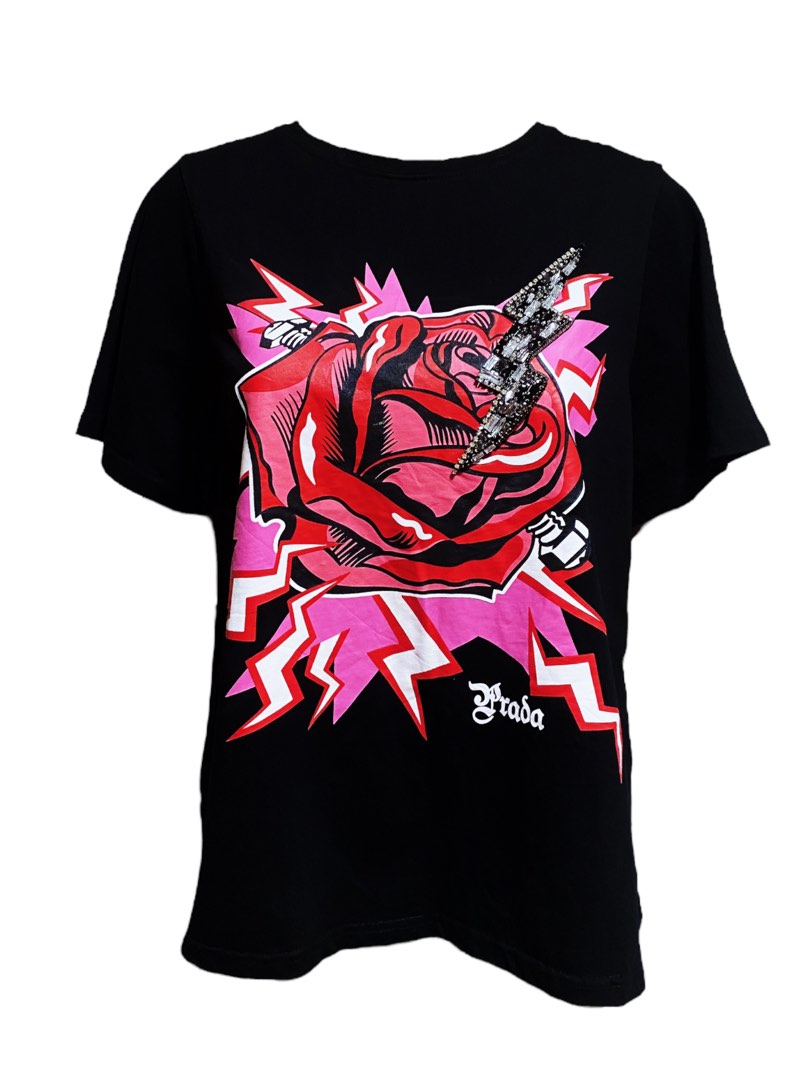 Prada clearance rose shirt