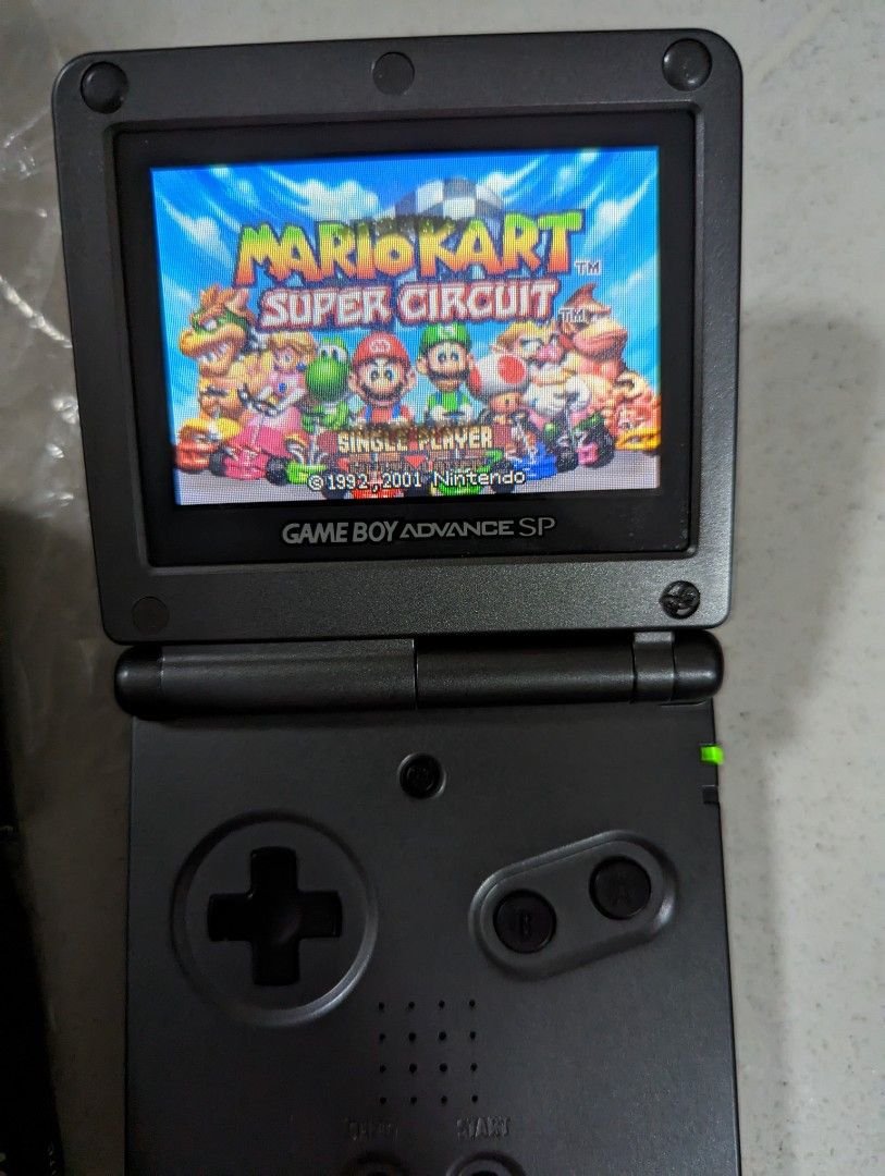 GBA SP boxed graphite complete working but some faults