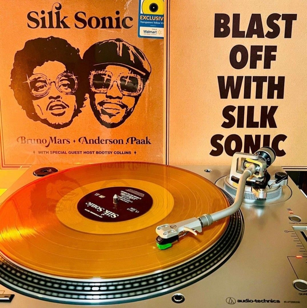 Silk Sonic - An Evening With Silk Sonic - Exclusive Limited Edition Black  Colored Vinyl LP -  Music