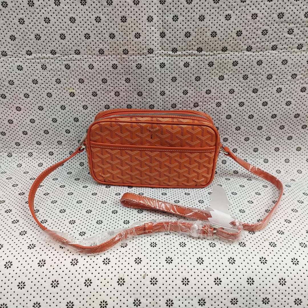 Goyard Goyardine Sac Cap Ver w/ Tags - Orange Crossbody Bags, Handbags -  GOY33530