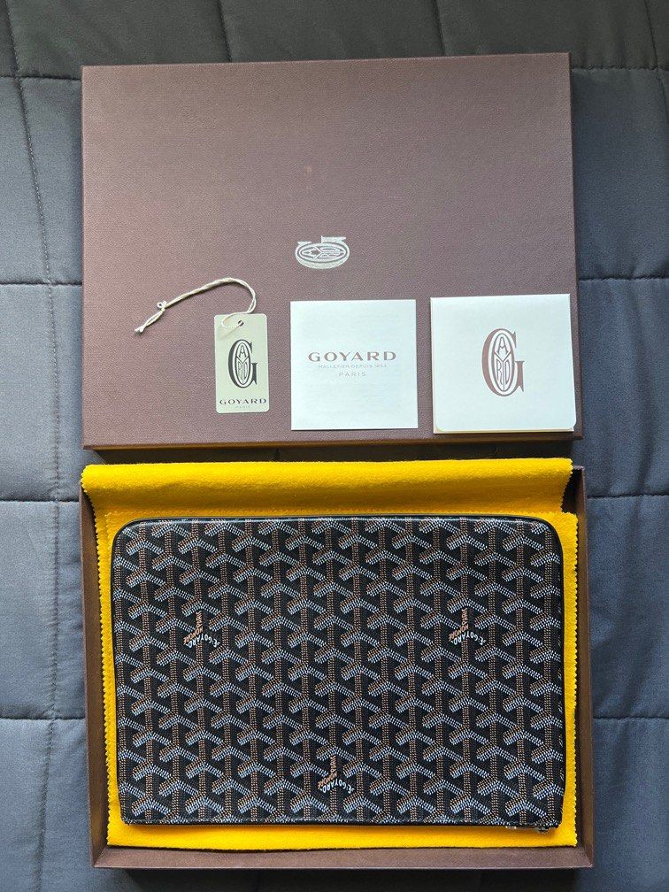 GOYARD Senat Pouch MM Classic Color Black