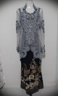 Grey Kebaya Set