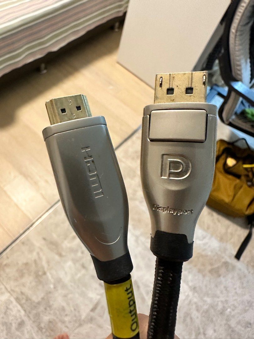 HDMI to DP cable, Mobile Phones & Gadgets, Mobile & Gadget Accessories ...