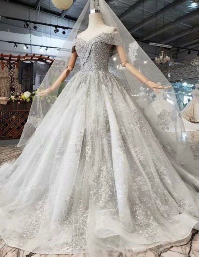 Wedding new arrivals heavy gown