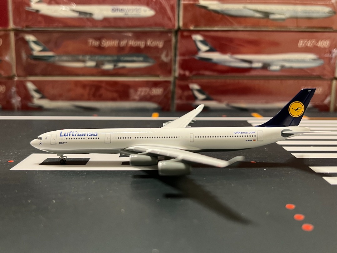 HERPA 1:500 NO.516549-001 LUFTHANSA 漢莎航空AIRBUS A340-300 空中