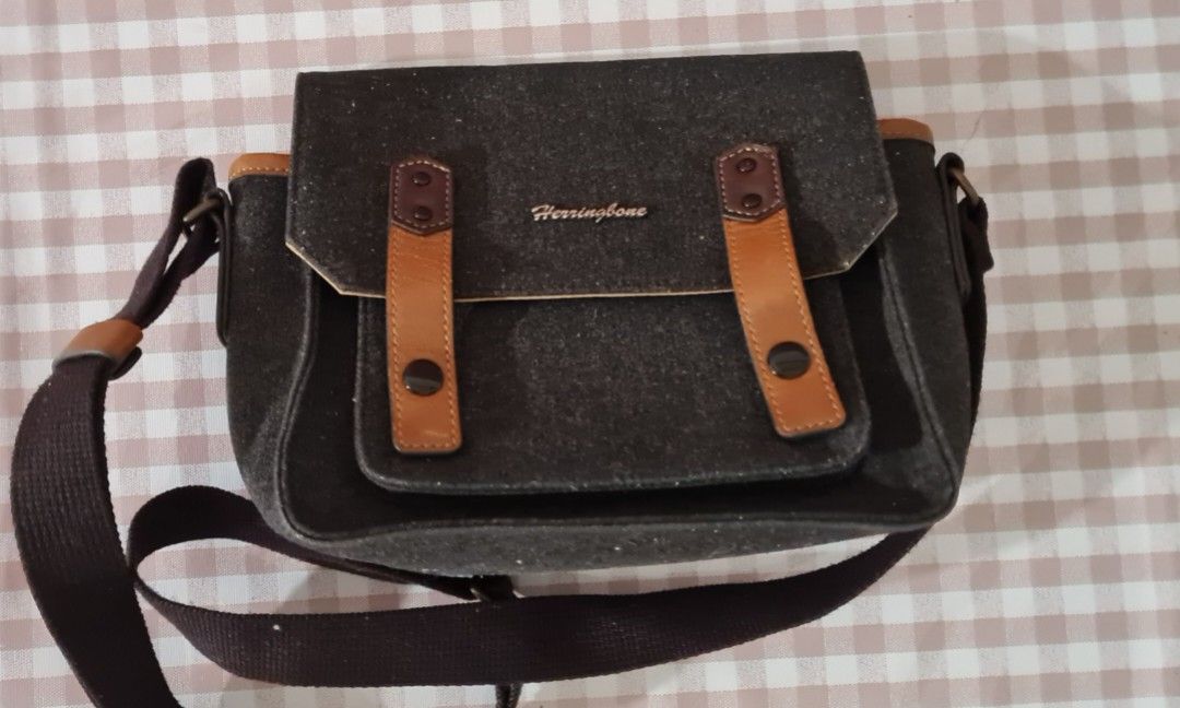 Herringbone Camera Bag DSLR Case Papas Pocket Medium India | Ubuy