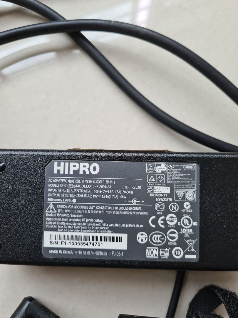 HIPRO AC Adapter for laptop, Computers & Tech, Parts & Accessories