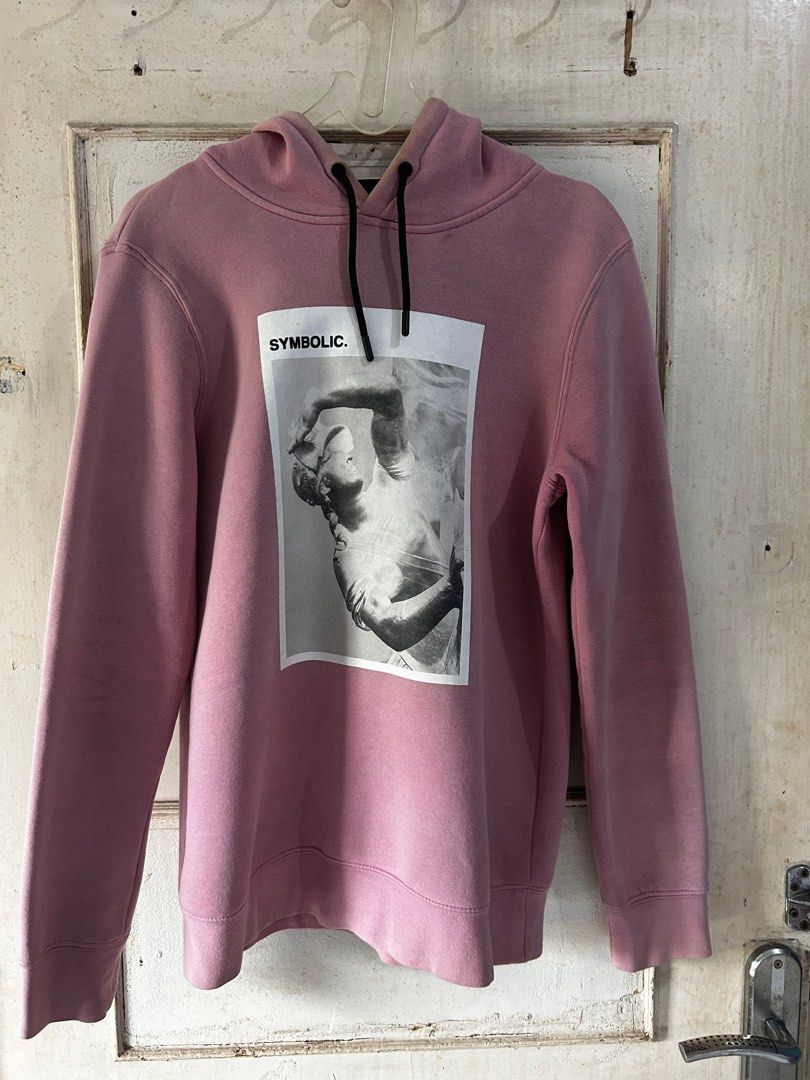 Symbolic registrate hoodie pink