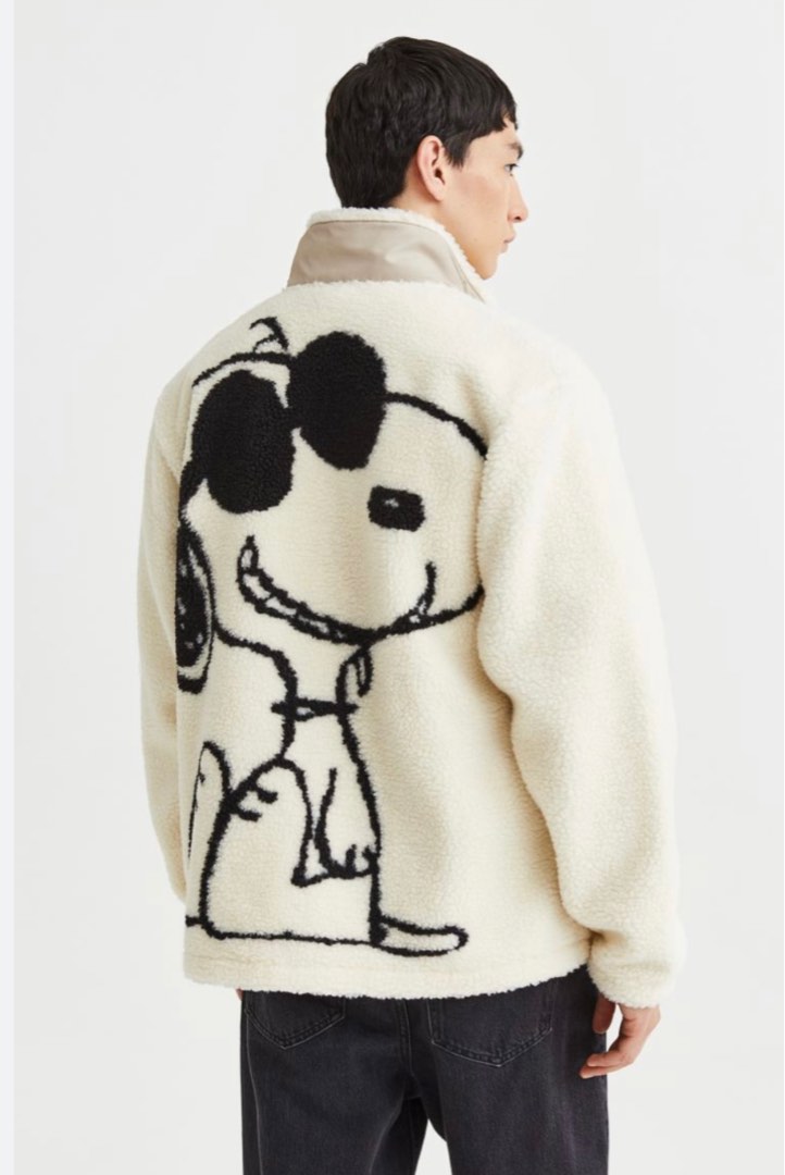 Fleece jacket top h&m