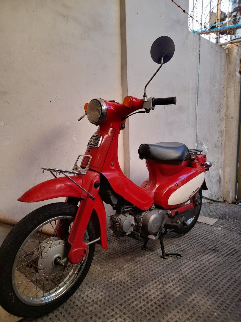 Honda Little Cubra Edition (Category: Motorbikes for Sale) located in Manila. Submitted by audencastaares3866 (Listing ID 1213980171, Image 1). Description: For Sale ✅️Honda Little Cub Cubra Edition All parts original All good working Rare Factory Kit Japan auction 99,000 STILL NEGOTIABLE :) Rfs: Decluttering, Pm/Dm.