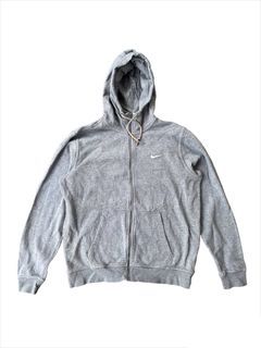Hoodie nike zip mini swoosh second preloved