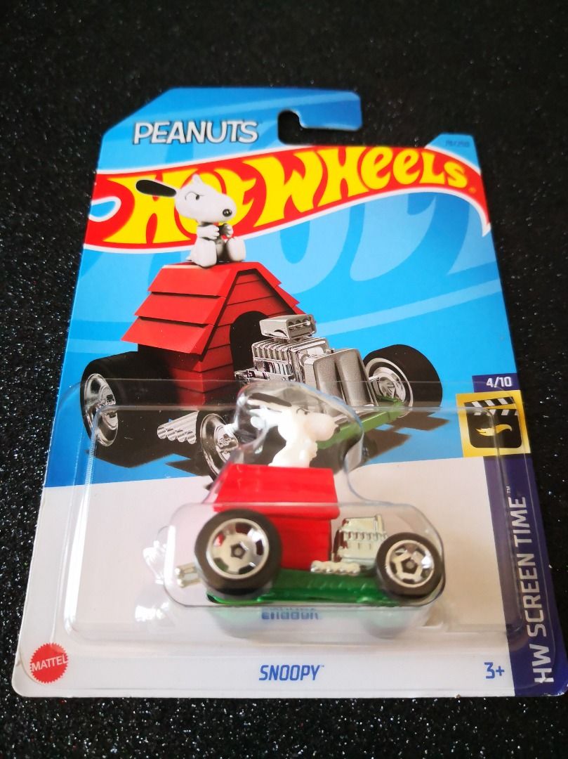 Hot Wheels Peanuts Snoopy Screen Time 2023, Hobbies & Toys, Toys