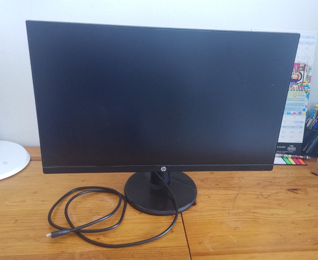 HP V24i FHD IPS Monitor including HDMI cable, Computers & Tech, Parts ...