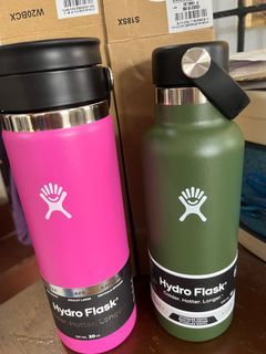 Hydroflask 20oz pink wide mouth