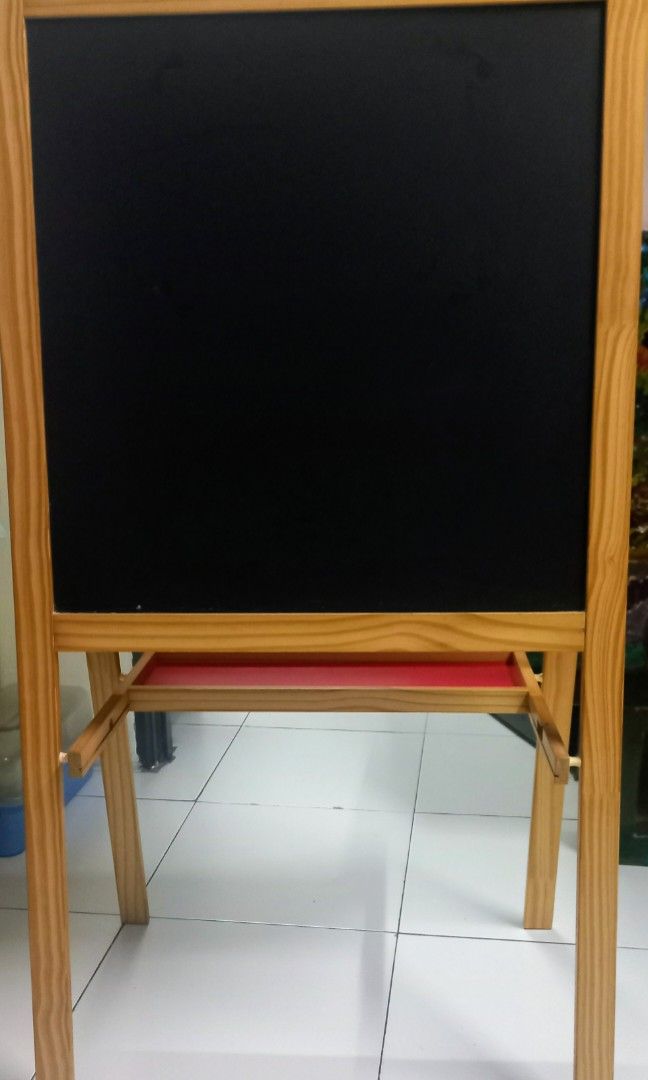 Ikea dual Blackboard Whiteboard Easal, Furniture & Home Living