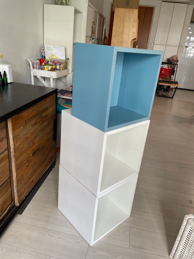 Ikea Eket Kallax Rattan Insert Basket Box Cube Furniture And Home Living Furniture Shelves