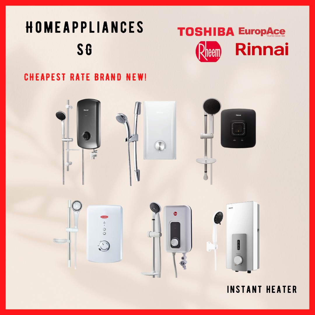 INSTANT WATER HEATER ( MULTIPLE BRANDS ) *FAST DELIVERY* *READY STOCKS*, TV  u0026 Home Appliances, Water Heater u0026 Instant Showers on Carousell