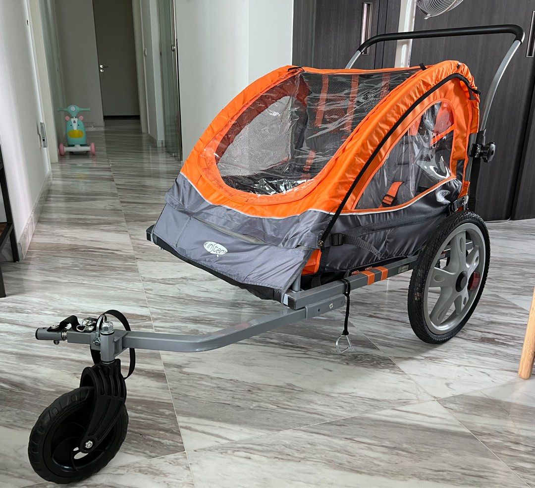 InStep Double Bike Trailer and Stroller Must sell soon Babies